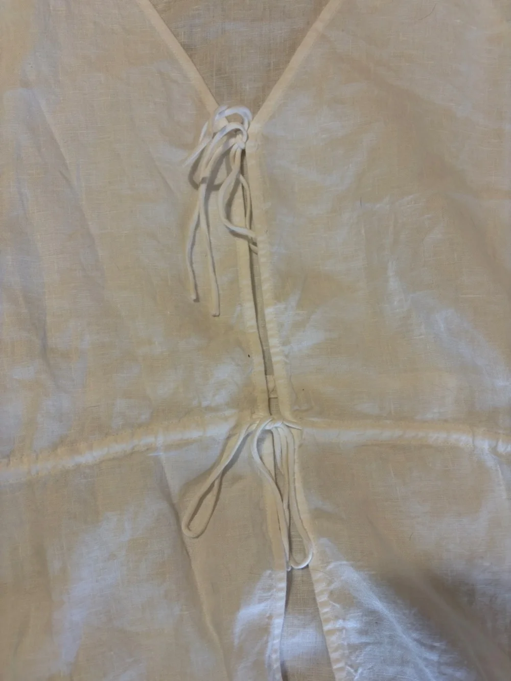 Lightweight White Women’s Swim Coverup Tunic - Picture 2 of 3